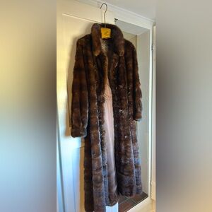 Flemington Furs real mink long coat